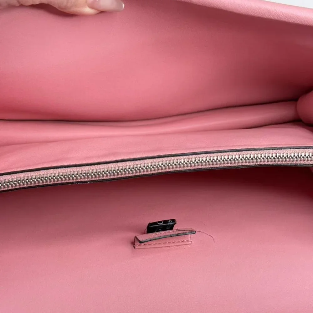 Gucci Pink Velvet Medium Dionysus Shoulder Bag with Crystal Embellishments - Picture 9 of 9
